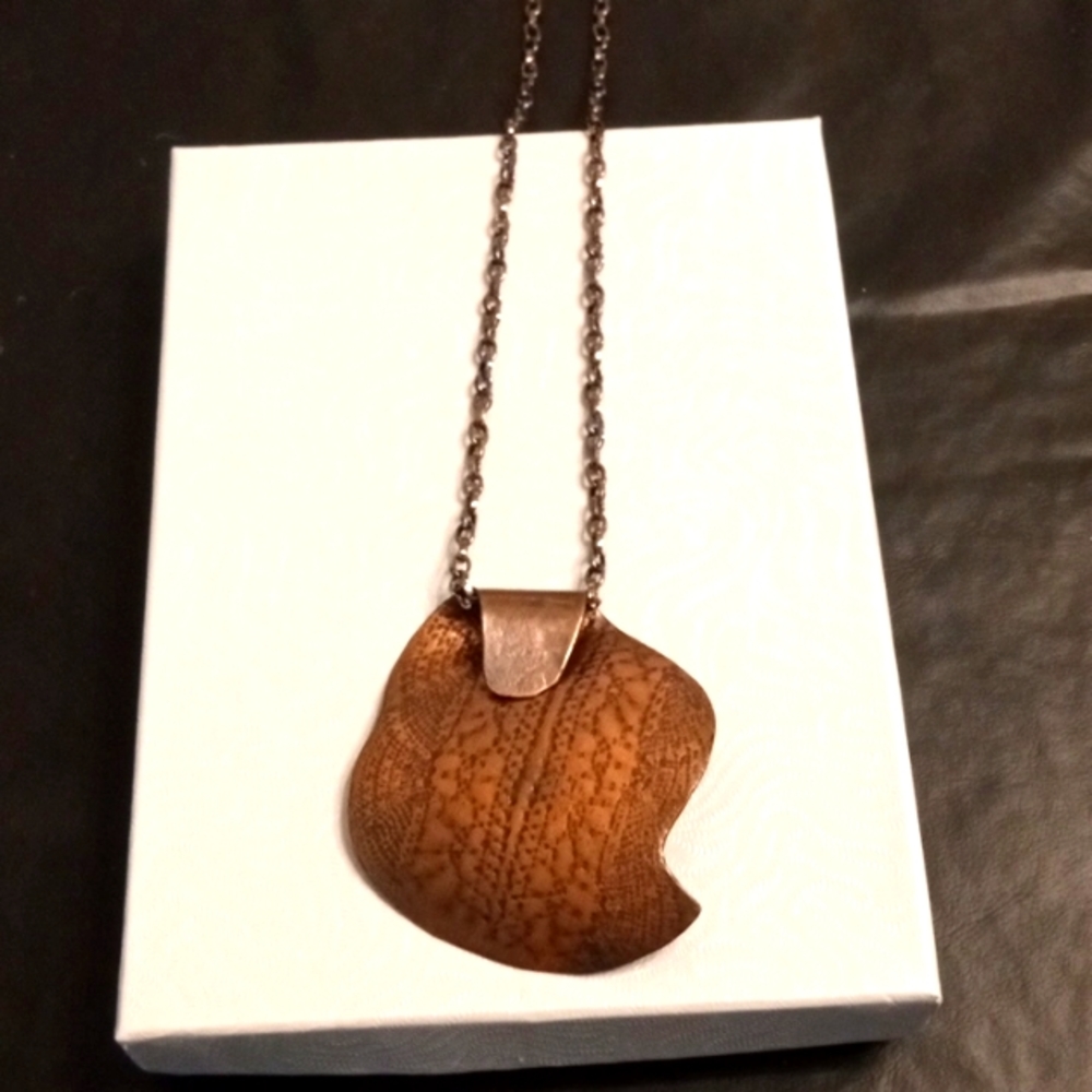 Hammered Copper Necklace